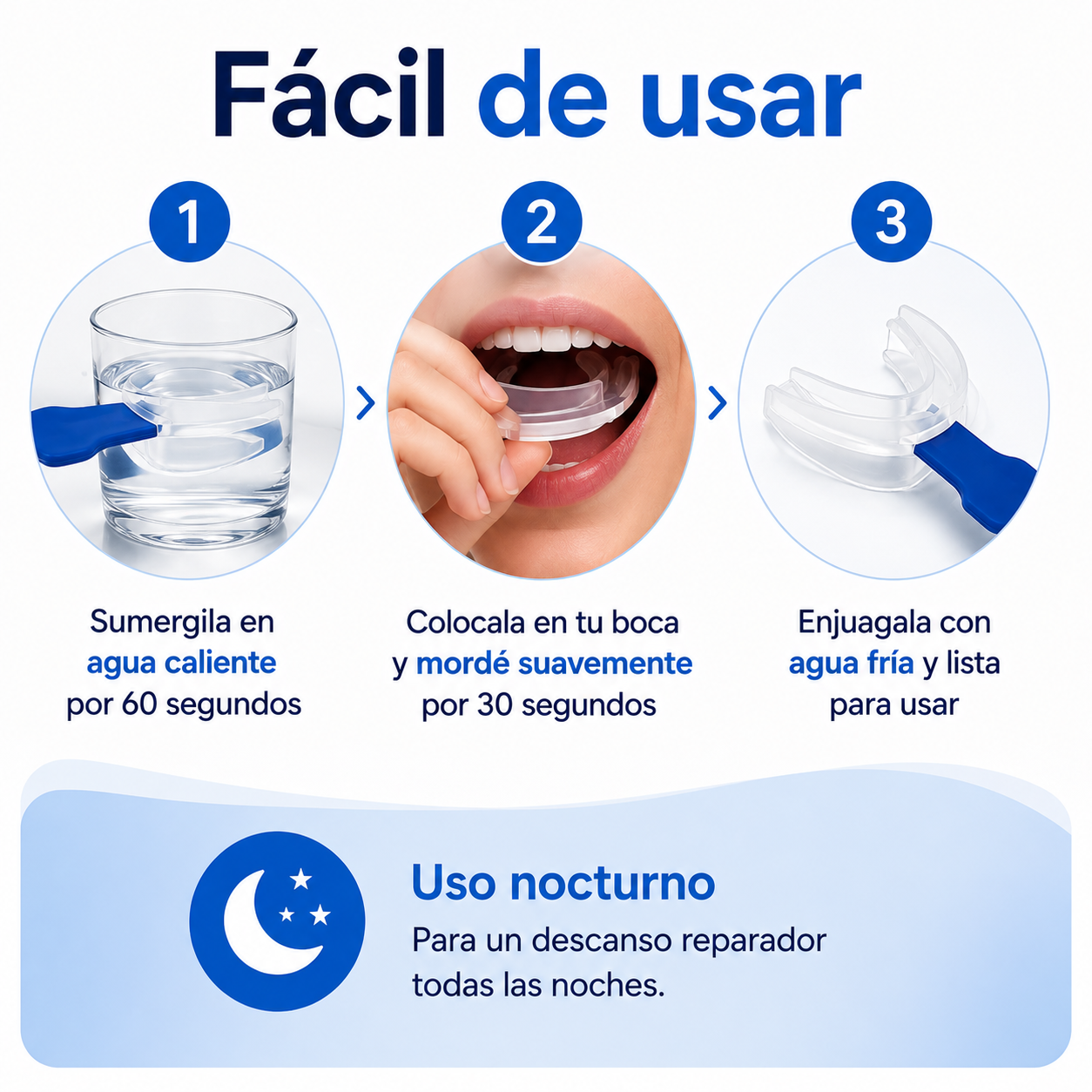 Protector anti bruxismo y anti ronquidos
